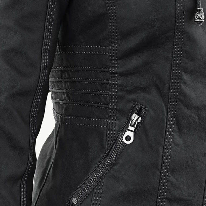 Ann | Waterproof Leather Jacket