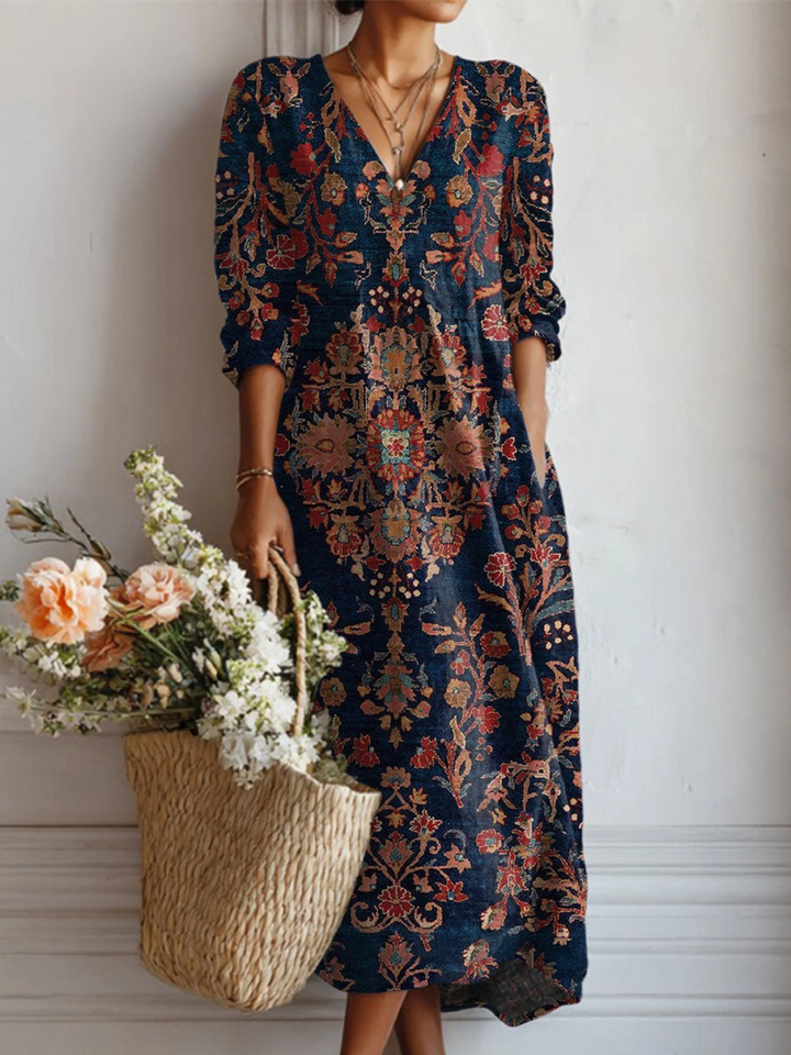 Tina | Floral Pocket Tunic Dress