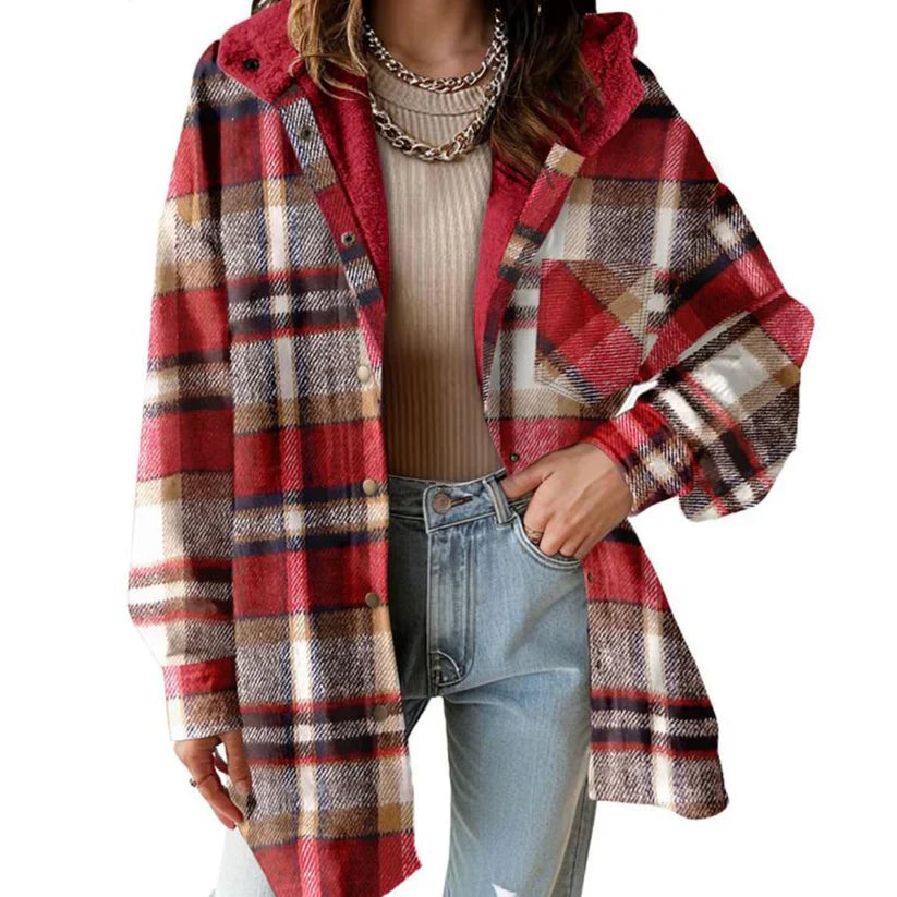 Lily | Cozy Flannel Jacket