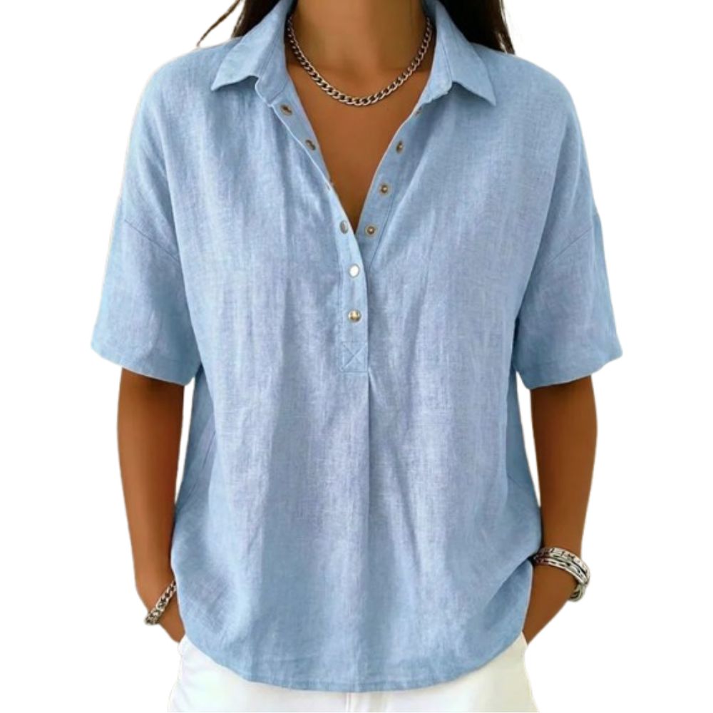 Willow | Linen-Style Blouse