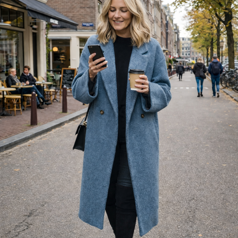 Isla | Oversized Wool-Blend Maxi Coat