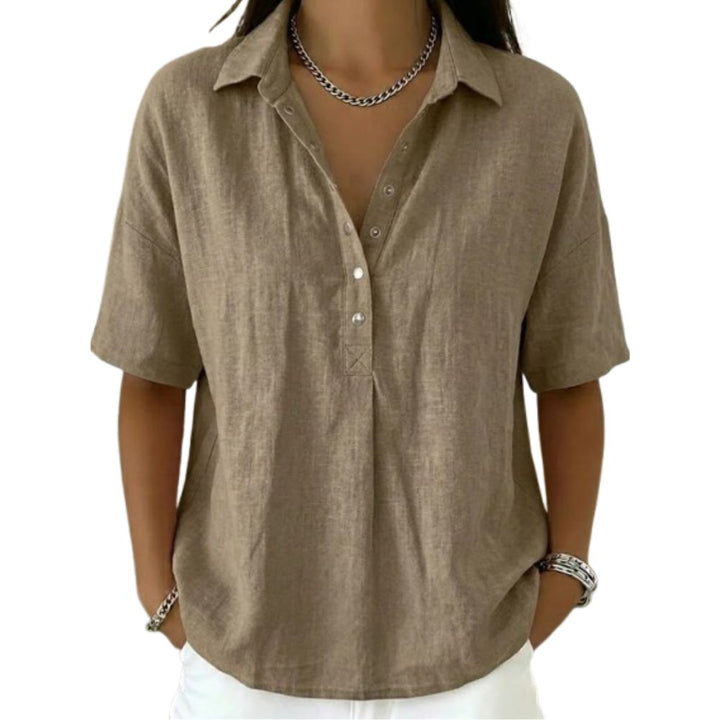 Willow | Linen-Style Blouse