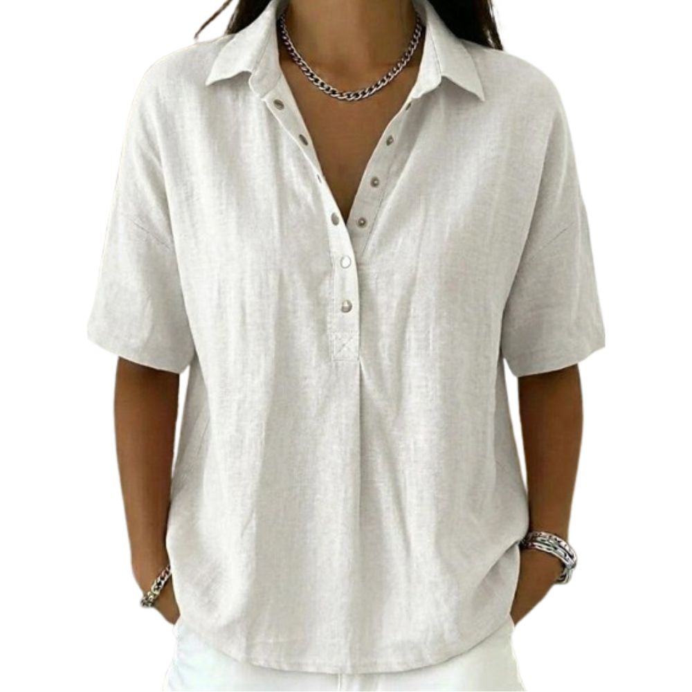 Willow | Linen-Style Blouse