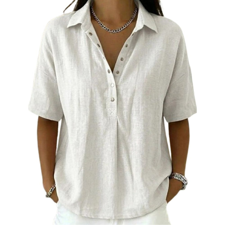 Willow | Linen-Style Blouse