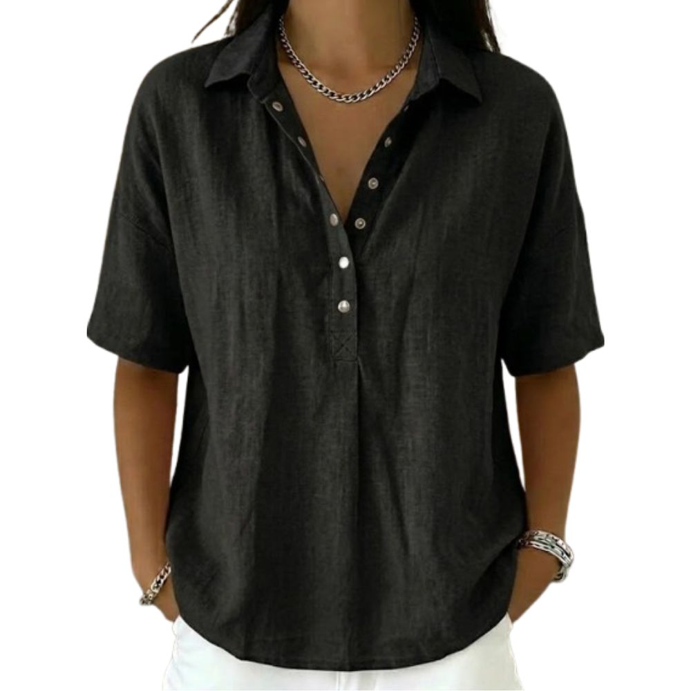 Willow | Linen-Style Blouse