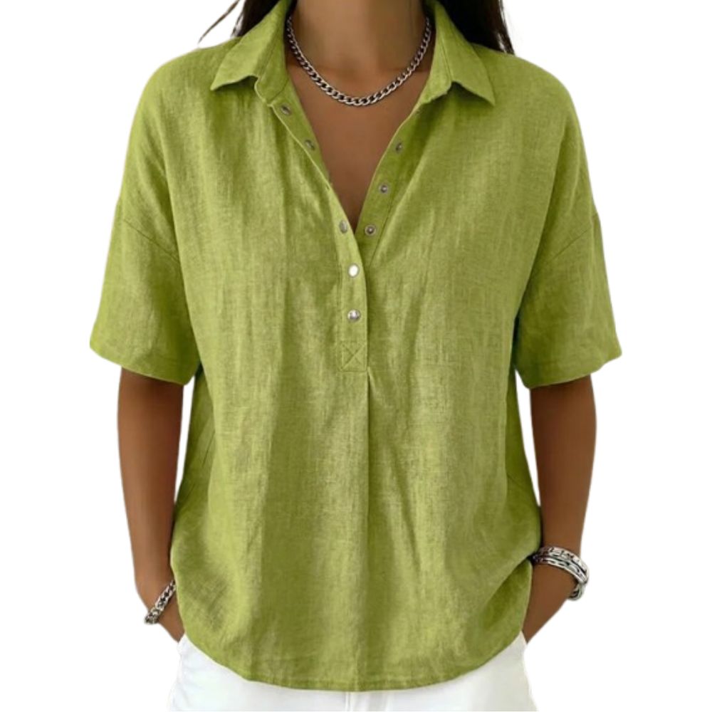 Willow | Linen-Style Blouse