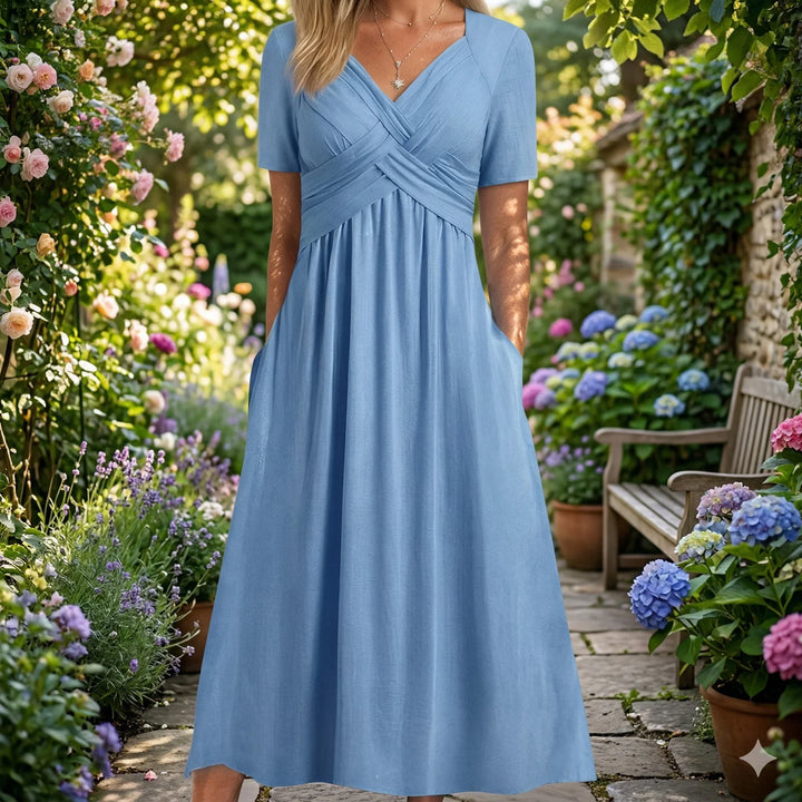 Lisa | V-Neck Maxi Dress