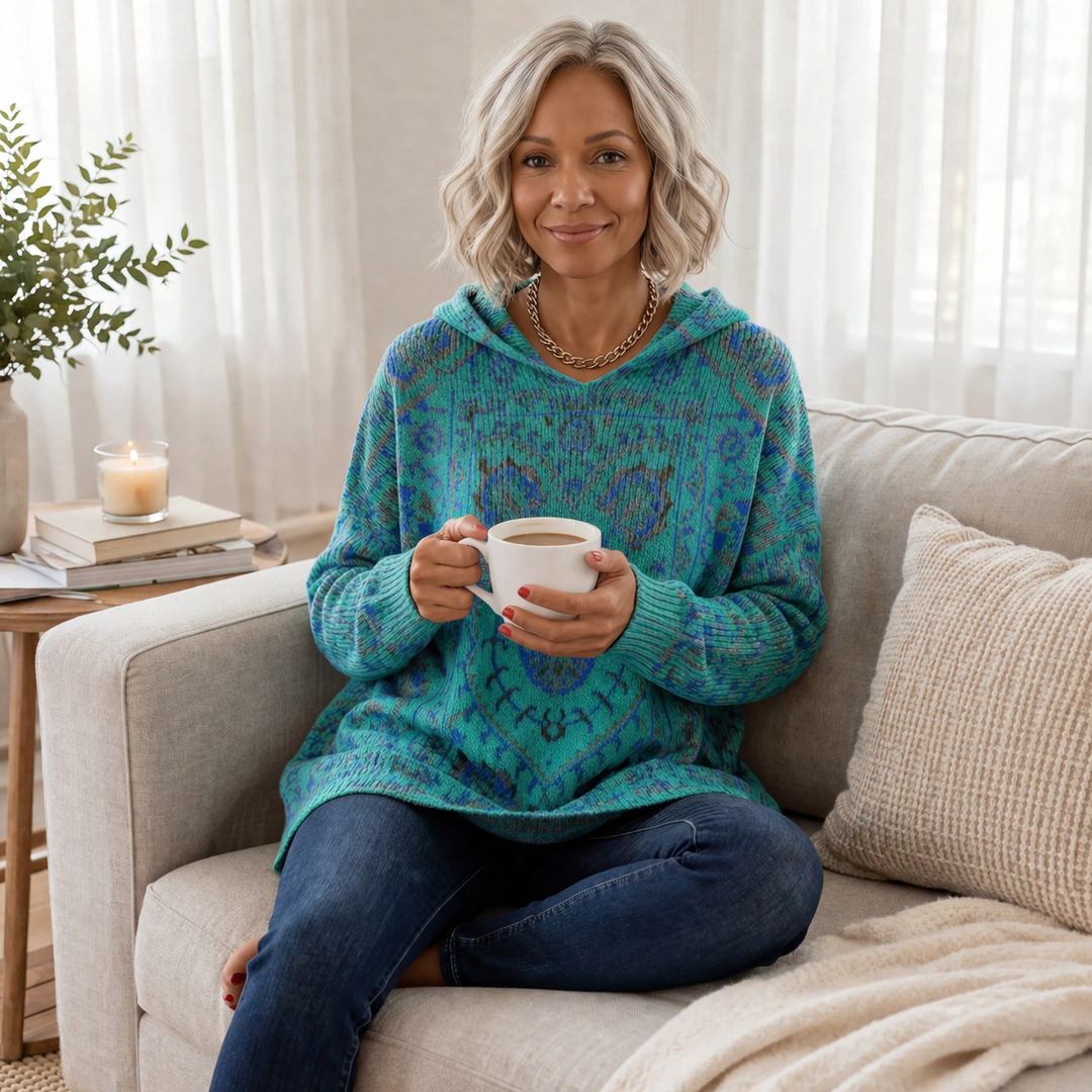 Lorraine | Retro Hooded Knit