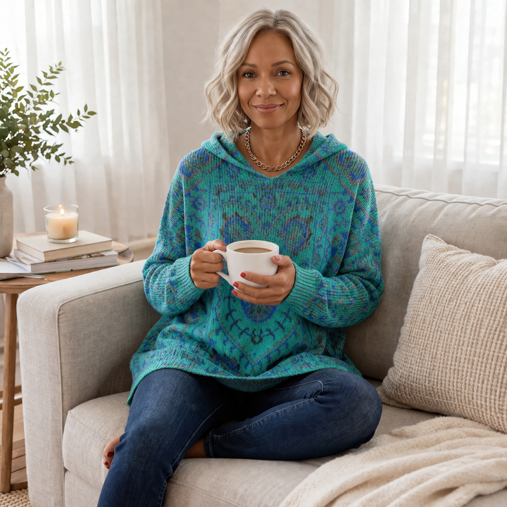Lorraine | Retro Hooded Knit