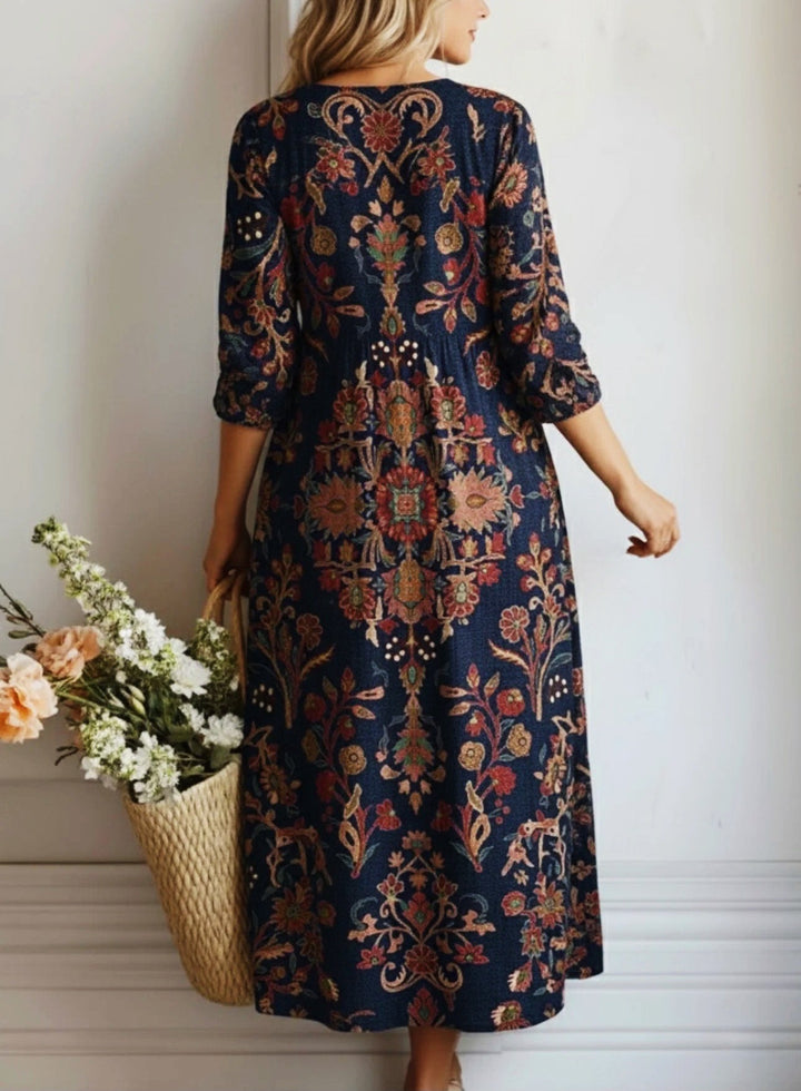 Tina | Floral Pocket Tunic Dress