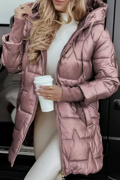 Virelle™ | Luxe Hooded Puffer Jacket