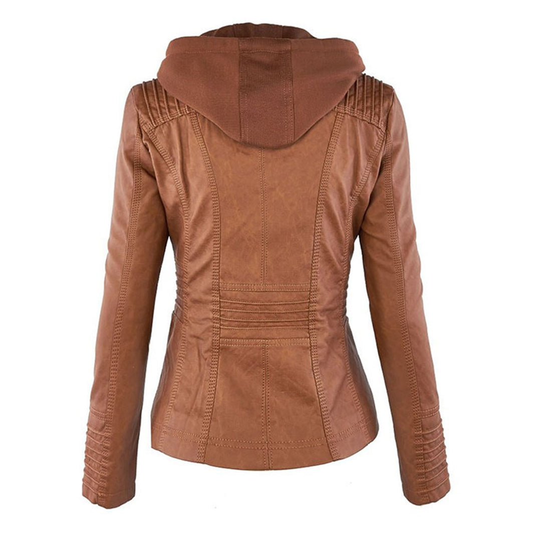 Ann | Waterproof Leather Jacket