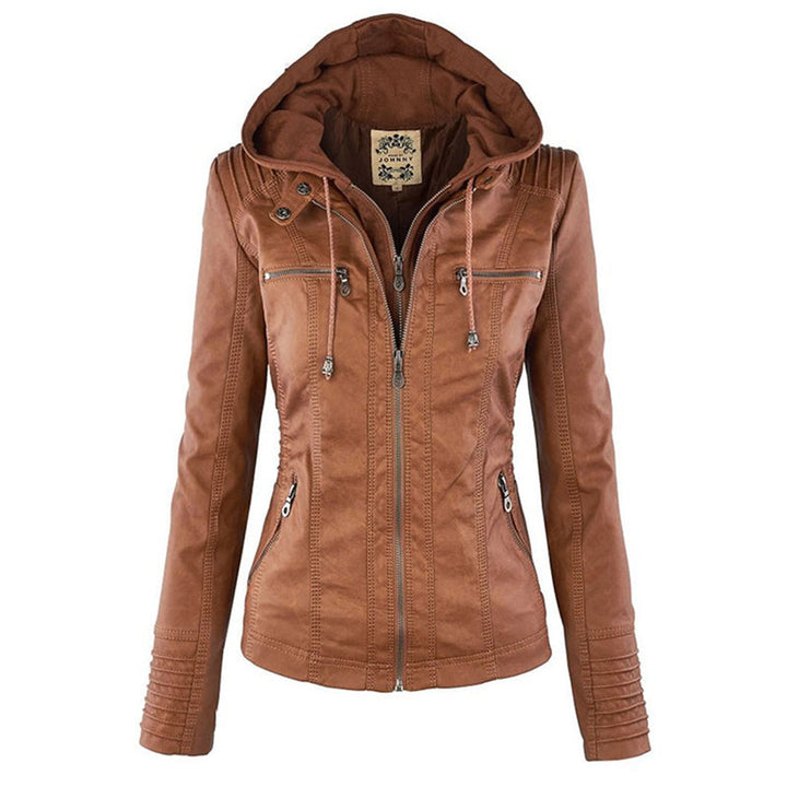 Ann | Waterproof Leather Jacket