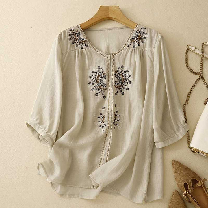 Georgia | Linen Blouse