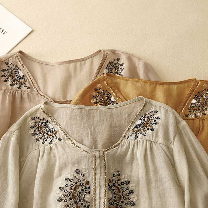 Georgia | Linen Blouse