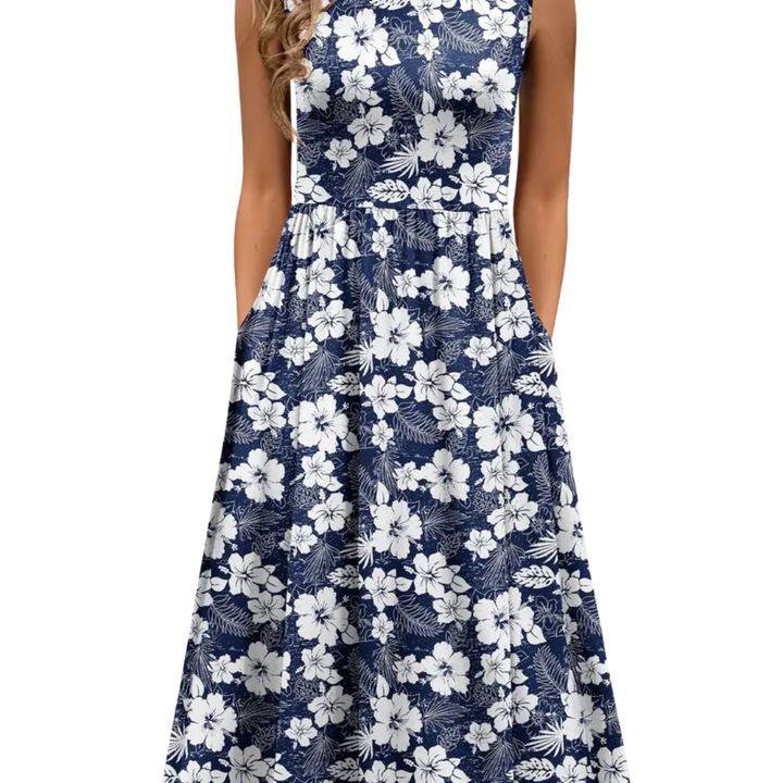 WREN | Breezy Floral Pocket Midi Dress