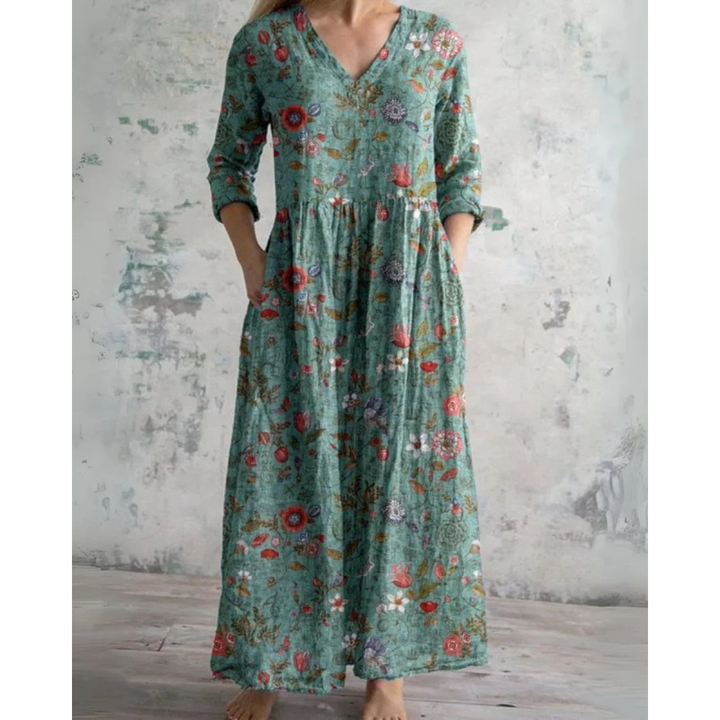 Lowen | Vintage Floral Maxi Dress