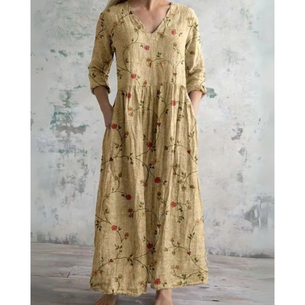 Lowen | Vintage Floral Maxi Dress