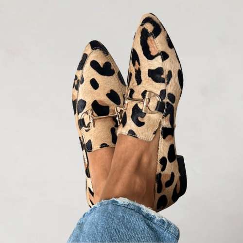 Amara Leopard Loafers