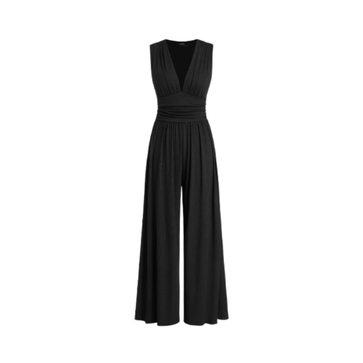Charity | Textured Wide-Leg Jumpsuit