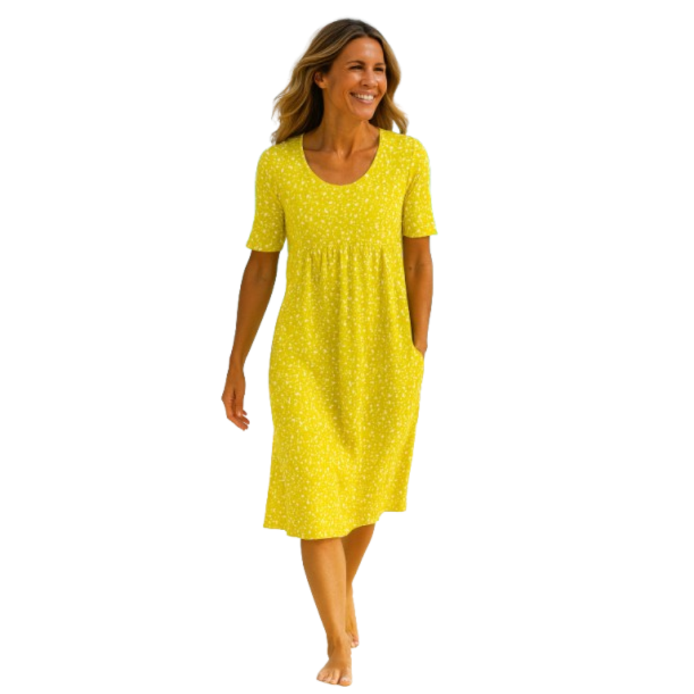 Leanne | Effortless Floral Midi Dress