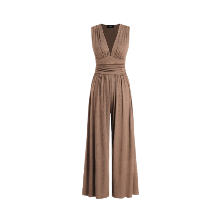 Charity | Textured Wide-Leg Jumpsuit