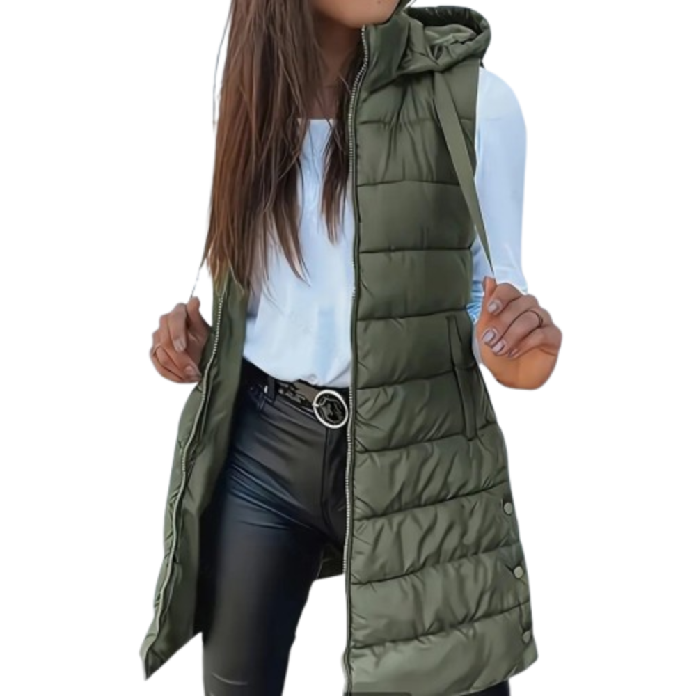 RAIN | Hooded Puffer Vest