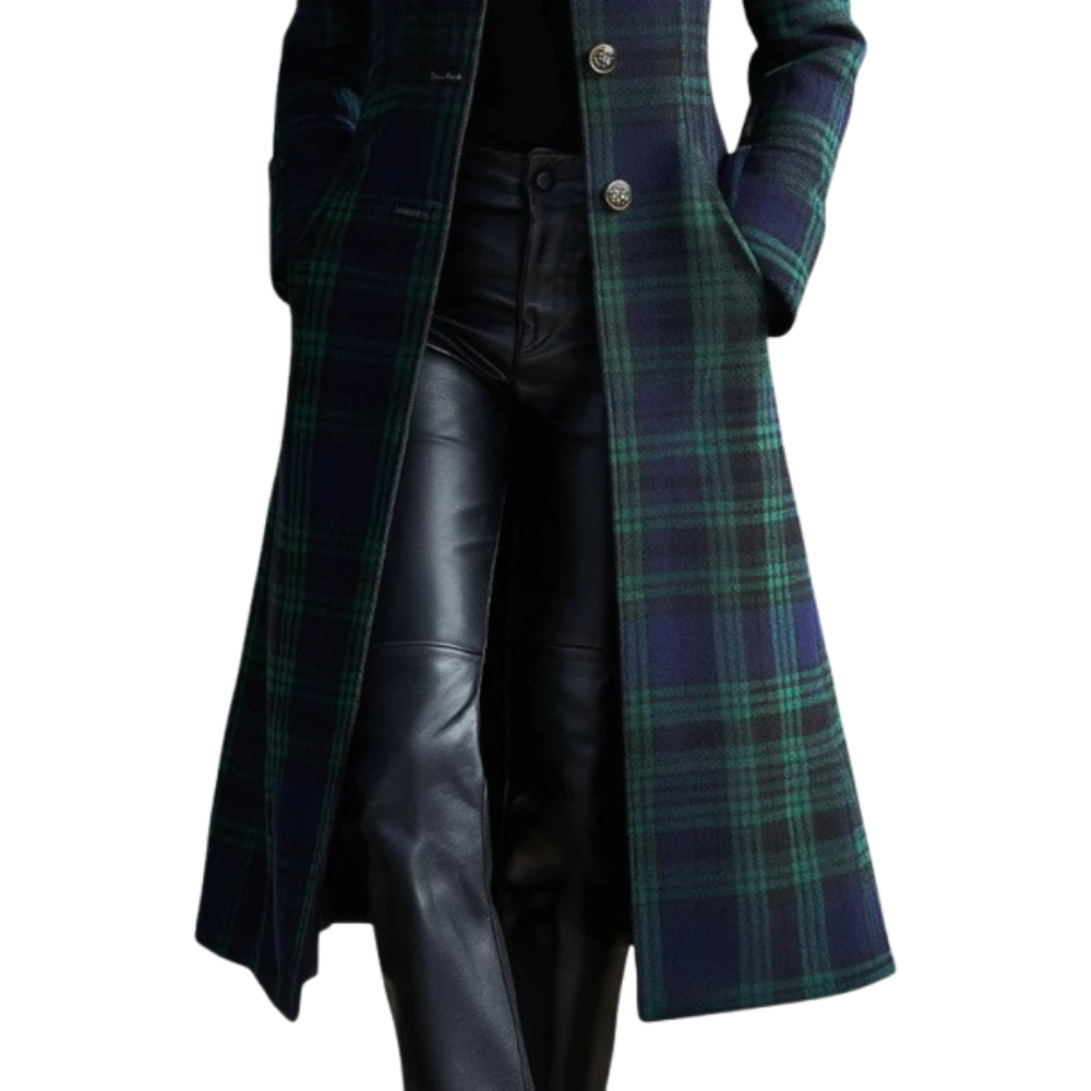Zoe | Timeless Plaid Coat