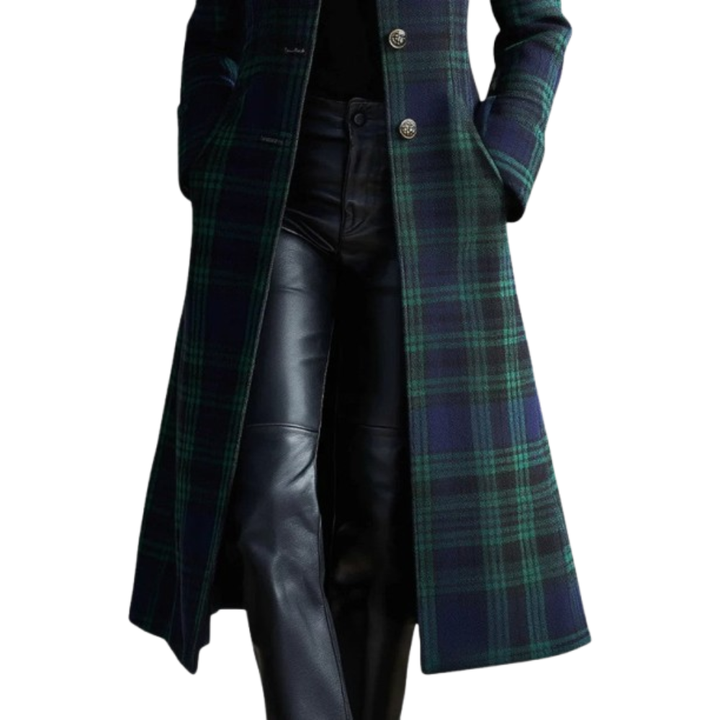 Zoe | Timeless Plaid Coat