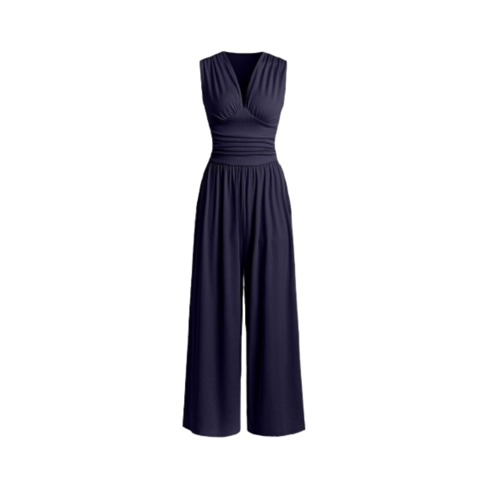 Charity | Textured Wide-Leg Jumpsuit