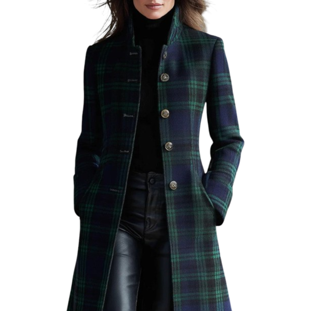 Zoe | Timeless Plaid Coat