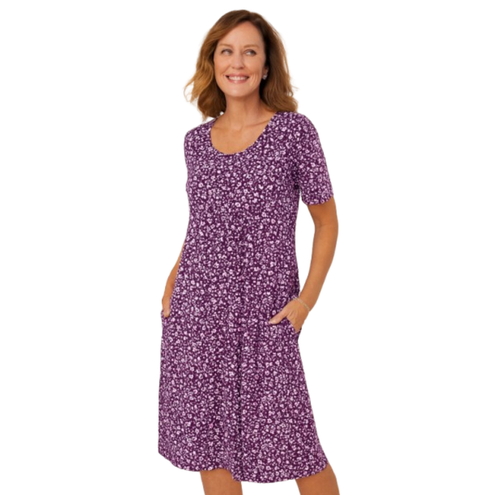 Leanne | Effortless Floral Midi Dress