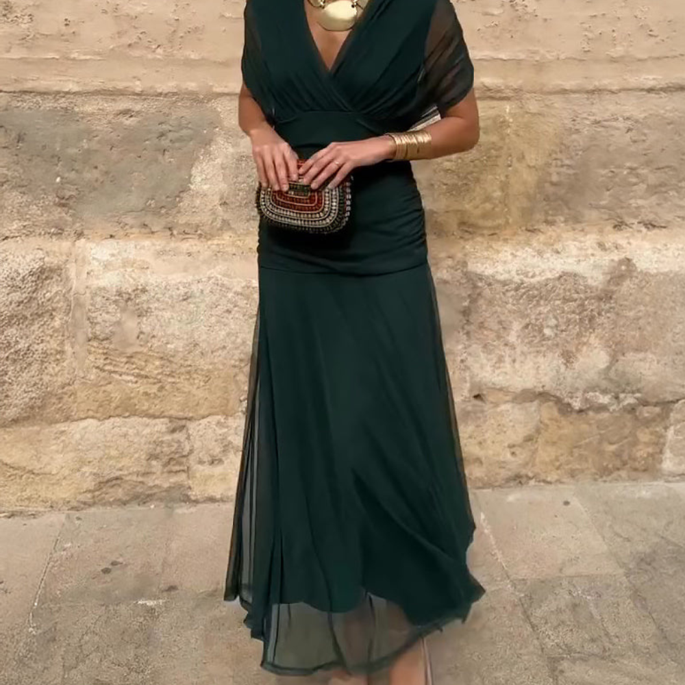 Lian | V-Neck Maxi Dres
