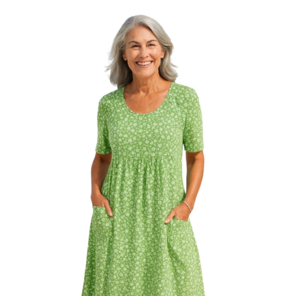Leanne | Effortless Floral Midi Dress