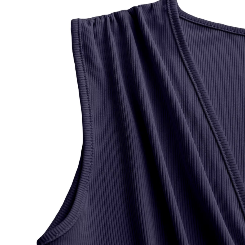 Charity | Textured Wide-Leg Jumpsuit