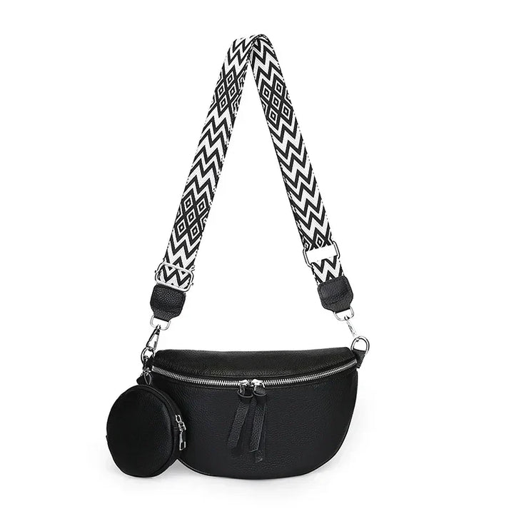 Hayley | Refined Leather Shoulder Bag