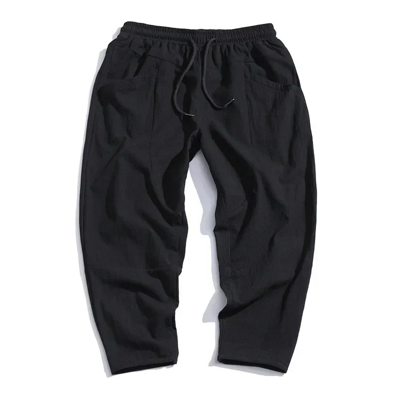 Kyoto | Linen Cropped Pants