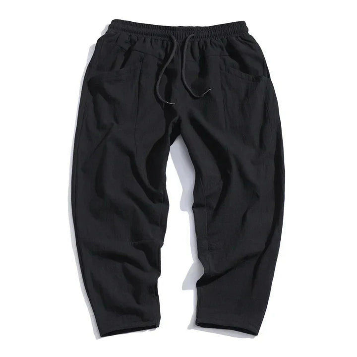 Kyoto | Linen Cropped Pants