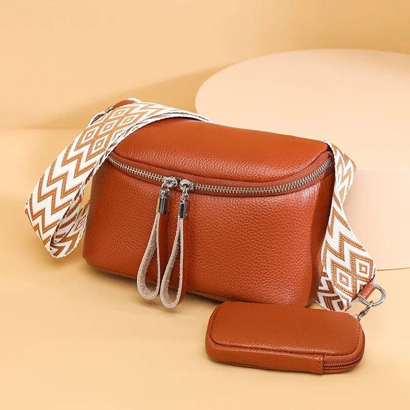 Nana | Refined Leather Shoulder Bag