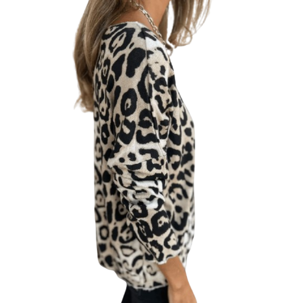 Zerena | Leopard Print Top
