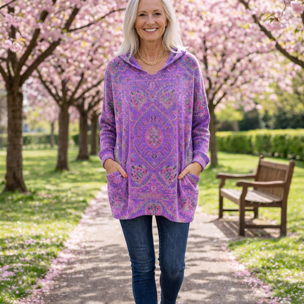 Lorraine | Retro Hooded Knit
