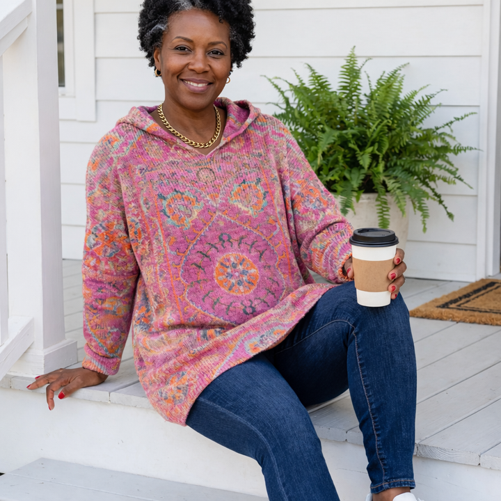 Lorraine | Retro Hooded Knit