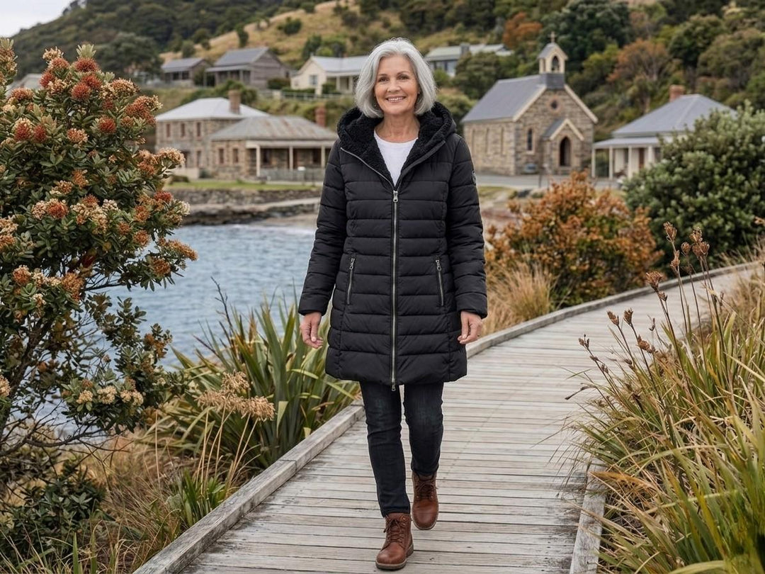 Bushland | Quilted A-Line Winter Coat