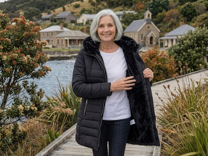 Bushland | Quilted A-Line Winter Coat