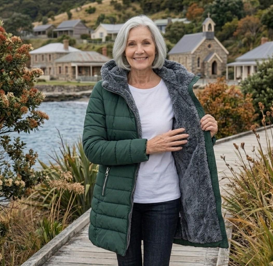 Bushland | Quilted A-Line Winter Coat