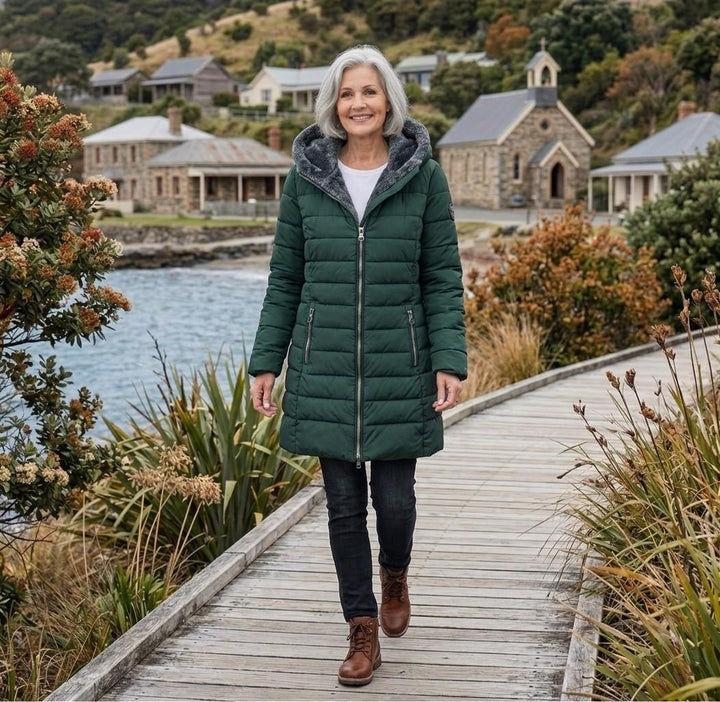 Bushland | Quilted A-Line Winter Coat