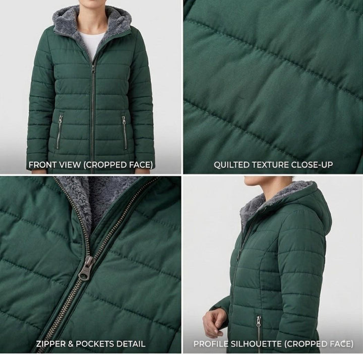 Bushland | Quilted A-Line Winter Coat
