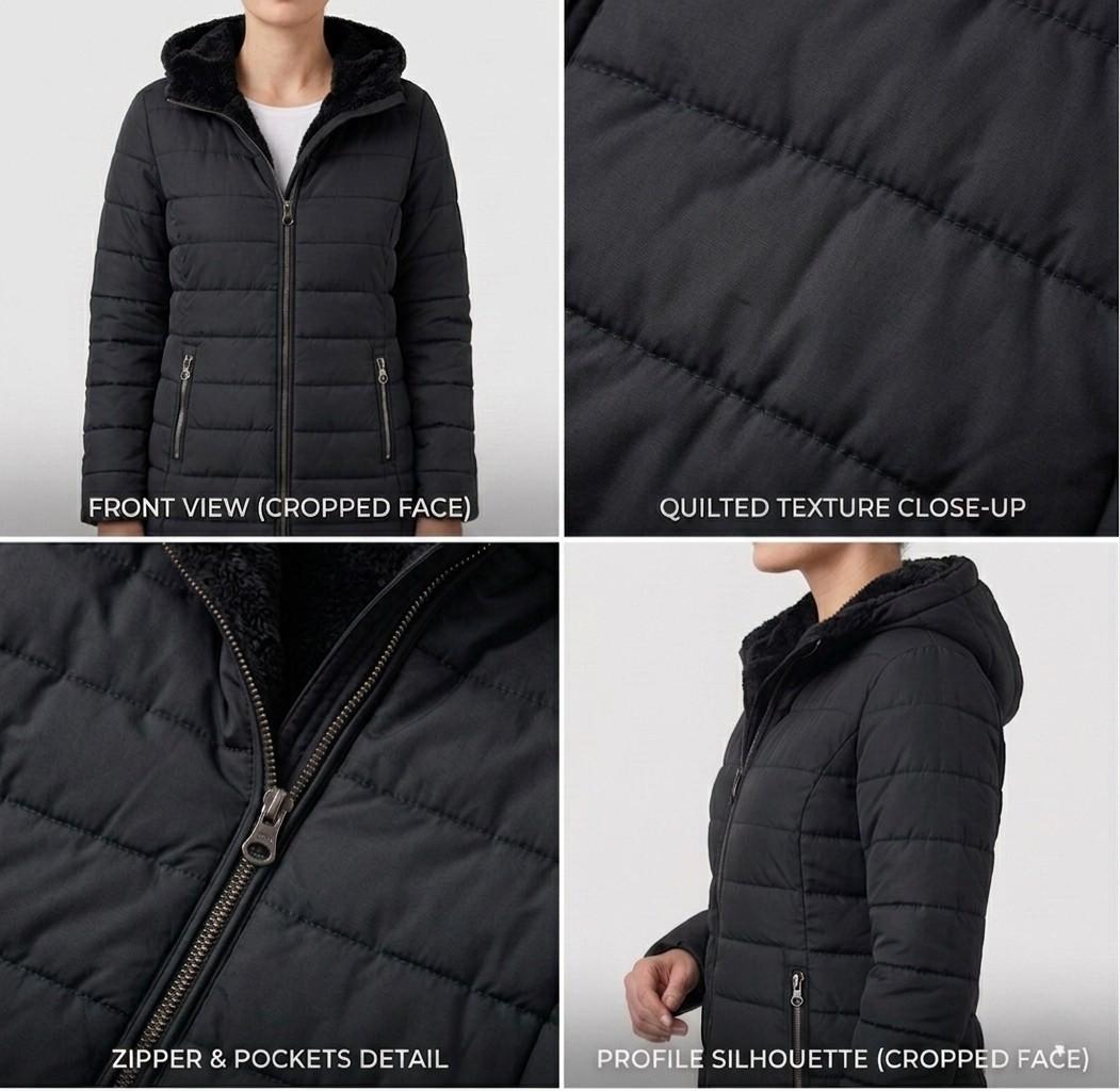 Bushland | Quilted A-Line Winter Coat