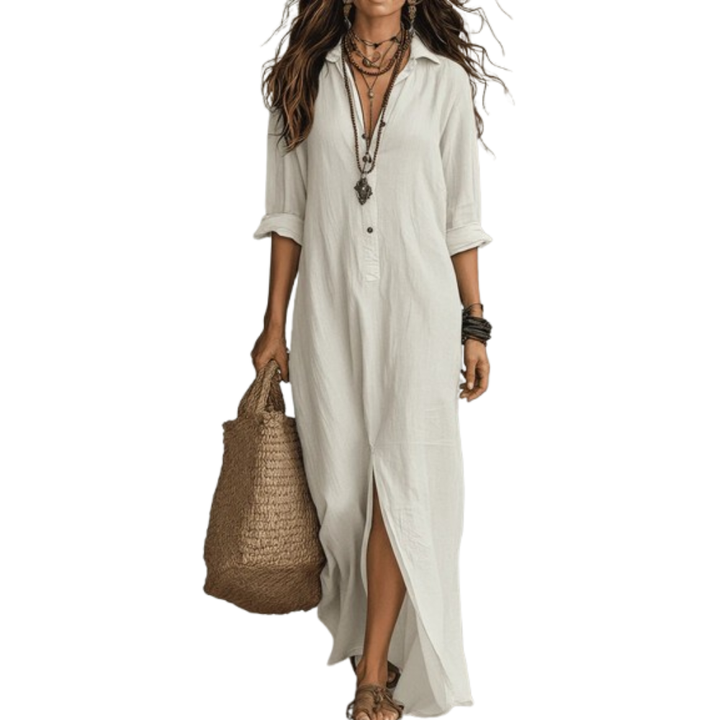 Sienna | Relaxed Maxi Shirt Dress