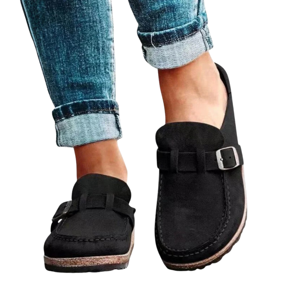 Maggie | Suede Comfort Clogs